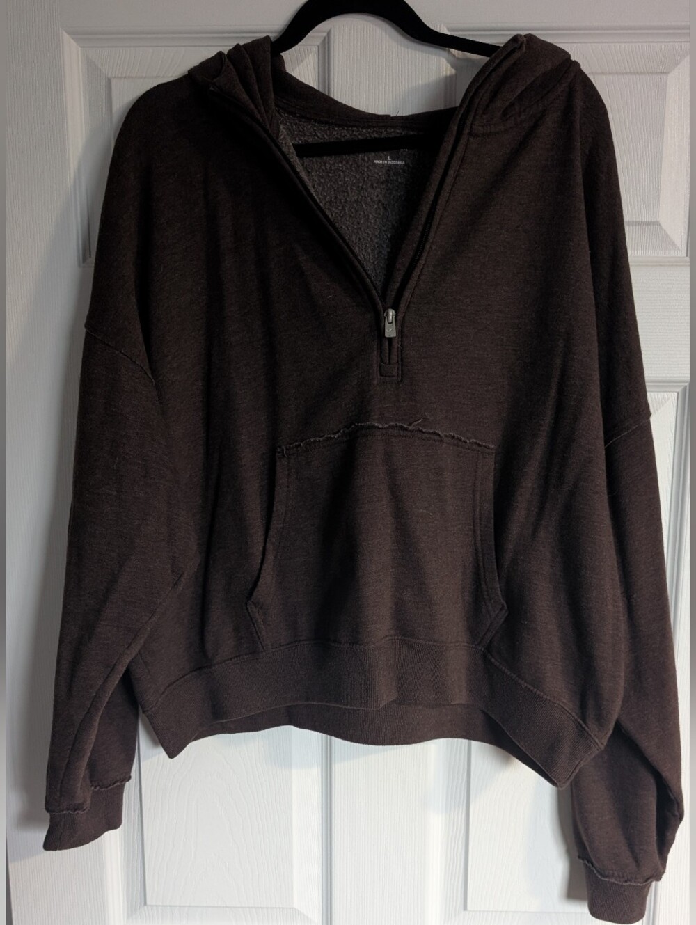 Chocolate Brown Hollister Hoodie